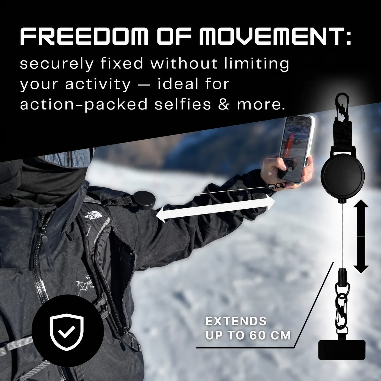 Retractable Anti-Theft Phone Lanyard