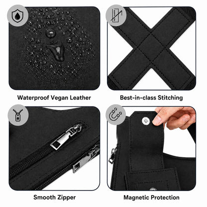 Double crossbody travel bag
