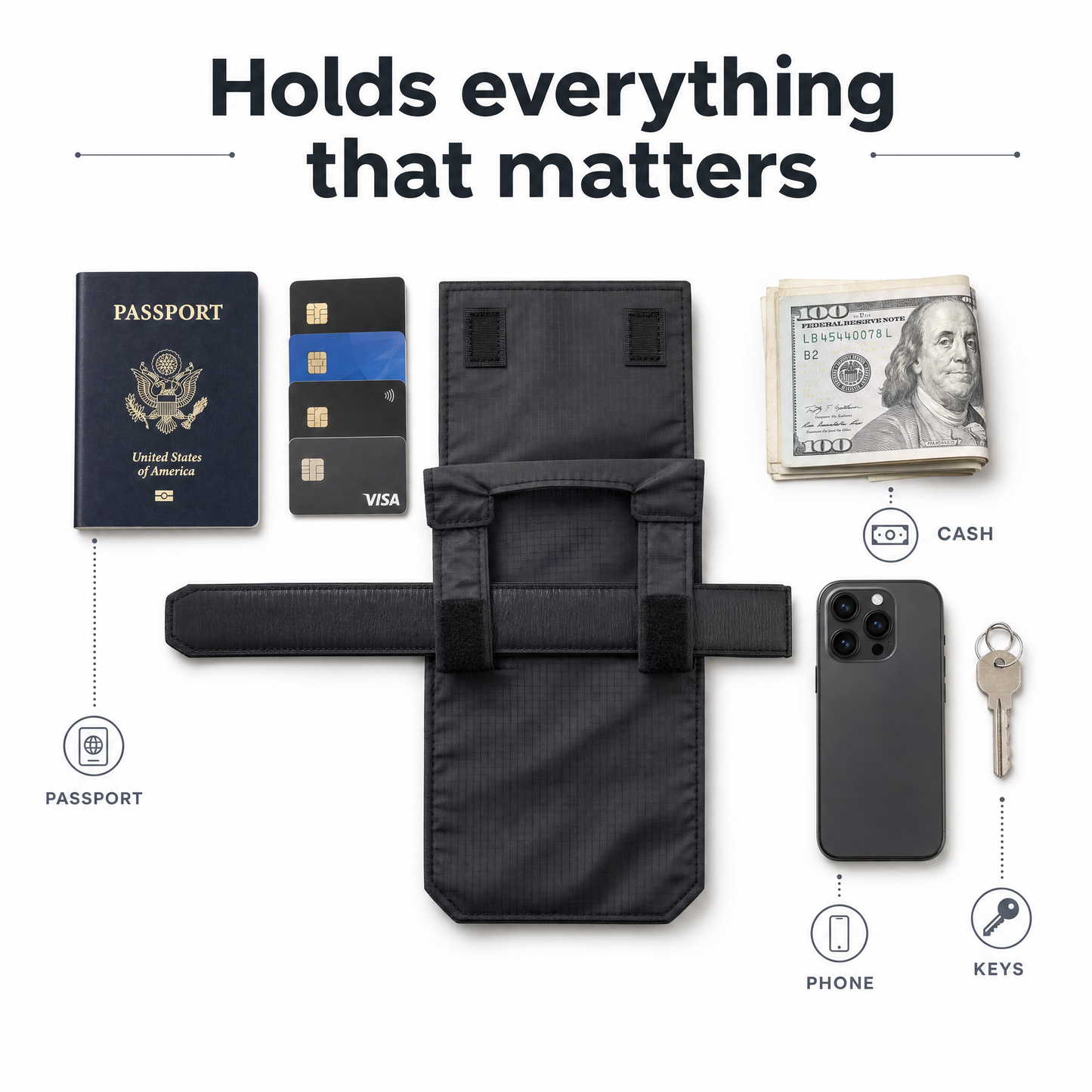 Brionly 3-in-1 Hidden Pocket