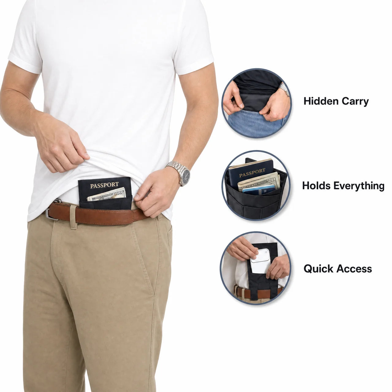 Brionly 3-in-1 Hidden Pocket